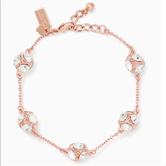kate spade Jewelry - Kate Spade Rose Gold Jewel Bracelet